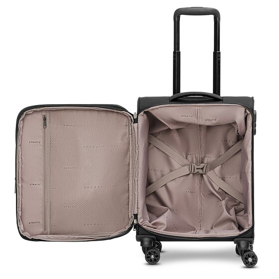 Stratic taska 4-Wiel Cabin Trolley S 55 cm met uittrekbare plooi