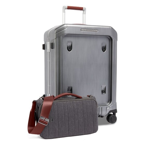 Piquadro PQLM-cabinewagen met 4 wielen, 55 cm, laptopvak