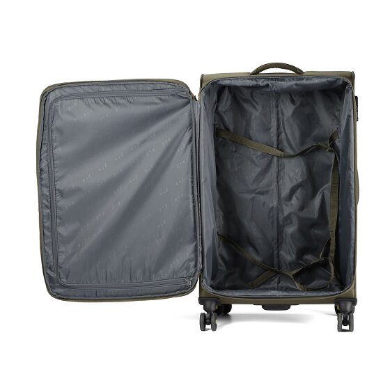d&n Travel Line 9704 4 wielen Trolley L 78 cm met uitbreidingsplooi