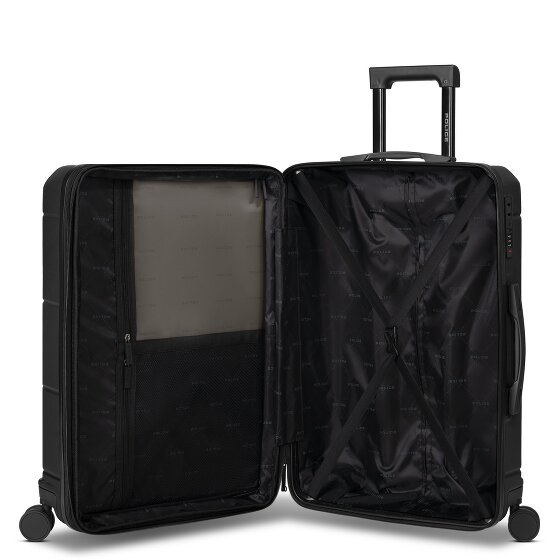 Police 4 wielen Trolley 74 cm met uitbreidingsplooi