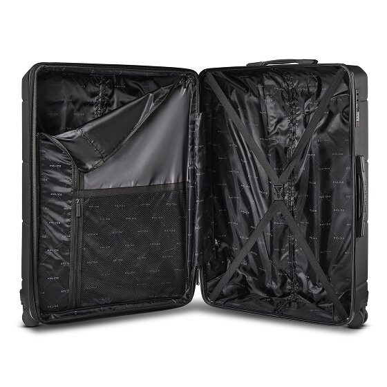 Police London 4 wielen Trolley 74 cm met uitbreidingsplooi