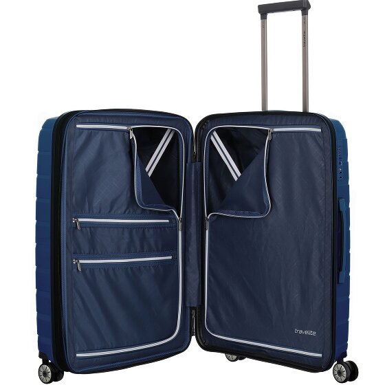 Travelite Air Base 4 wielen Trolley 67 cm met uitbreidingsplooi