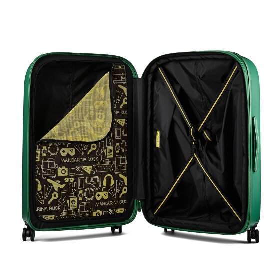 Mandarina Duck Logoduck + 4 wielen Trolley L 75 cm