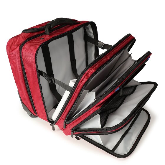Dermata 2 wielen Zakelijke trolley 38 cm Laptopvak