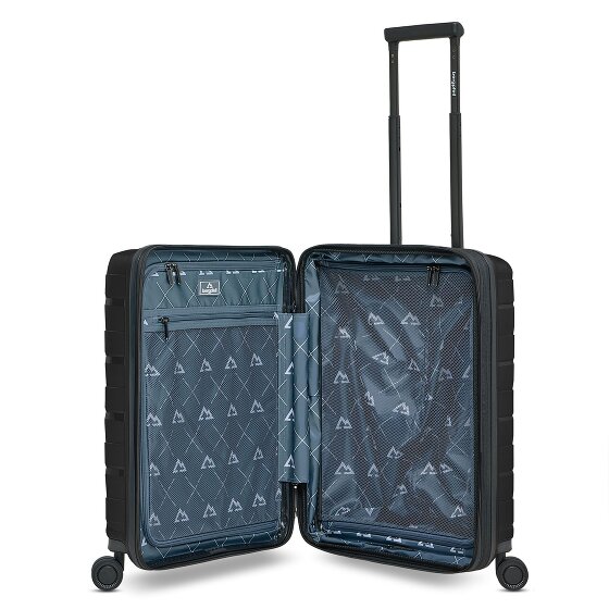 Bergpfeil Travel 4 wielen Cabinewagen 55 cm Laptop compartiment met uitbreidingsplooi