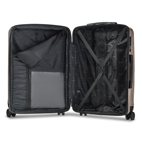 Police New York 4 wielen Trolley M 62 cm met uitbreidingsplooi