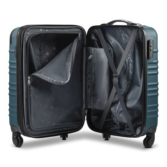 Wenger Amplar Evo 4 wielen Cabinewagen S 53 cm met uitbreidingsplooi