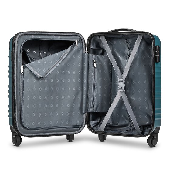 Wenger Amplar Evo 4 wielen Cabinewagen S 53 cm met uitbreidingsplooi