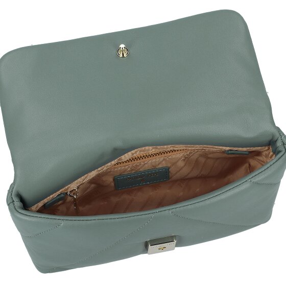 Patrizia Pepe Fly gewatteerde lederen schoudertas 25 cm