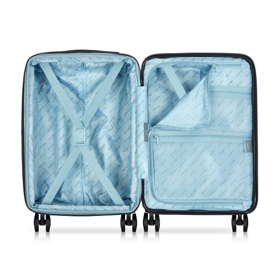 Delsey Paris Air Armour 4 wielen Cabinewagen 55 cm met uitbreidingsplooi