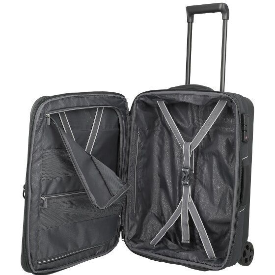 Travelite Skaii 2 wielen Cabinewagen 55 cm met uitbreidingsplooi