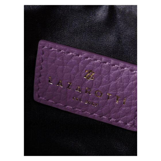 Lazarotti Bologna leeren pochette schoudertas 22 cm