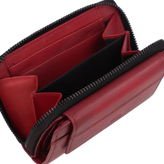 Greenburry Destressed Portemonnee RFID-bescherming Leer 13.5 cm