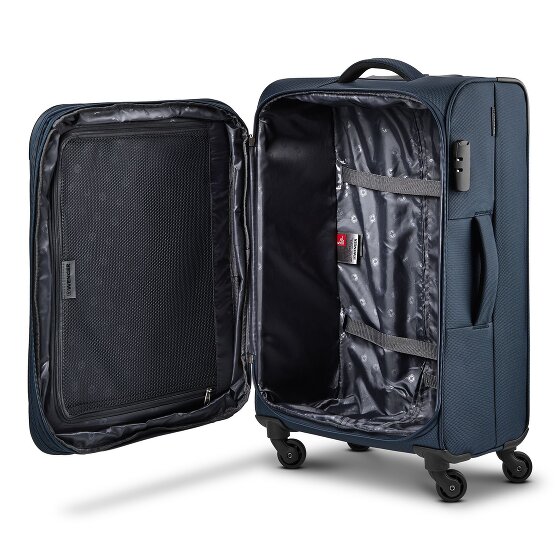 Wenger Beaumont 4 wielen Trolley M 67 cm met uitbreidingsplooi