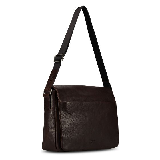 Jost Glasgow Aktentas RFID-bescherming Leder 34 cm Laptopvak