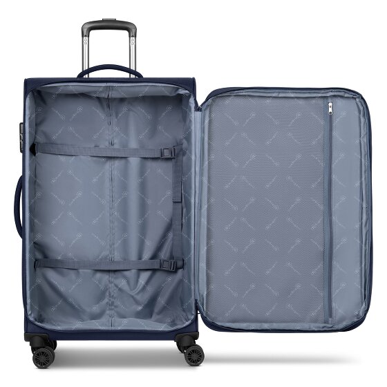 bugatti Valencia Soft 4 wielen Trolley L 75 cm met uitbreidingsplooi