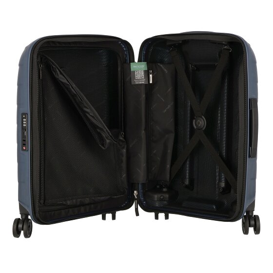 Samsonite Attrix 4 wielen Cabinewagen 55 cm met uitbreidingsplooi