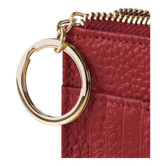 Lazarotti Bologna Leren sleutelhanger Kaarthouder leer 11,5 cm met air tag compartiment