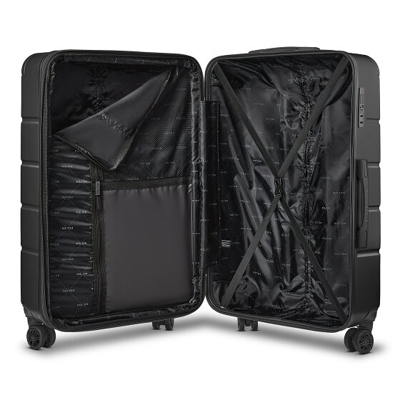 Police Dublin 4 wielen Trolley L 75 cm met uitbreidingsplooi