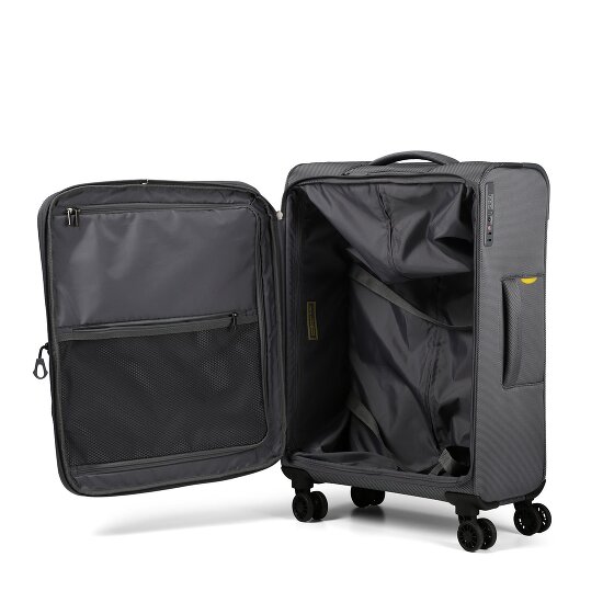 Mandarina Duck Zephyr 4 wielen Trolley M 67 cm met uitbreidingsplooi