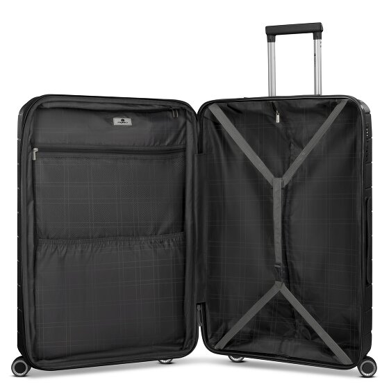 Franky London 4 wielen Trolley L 74 cm met uitbreidingsplooi