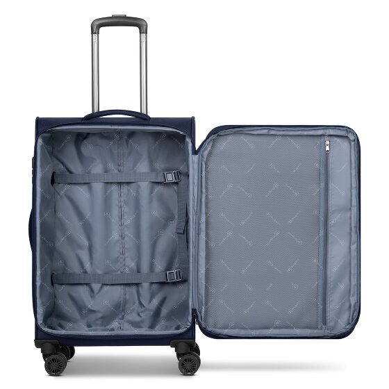 bugatti Valencia Soft 4 wielen Trolley M 65 cm met uitbreidingsplooi