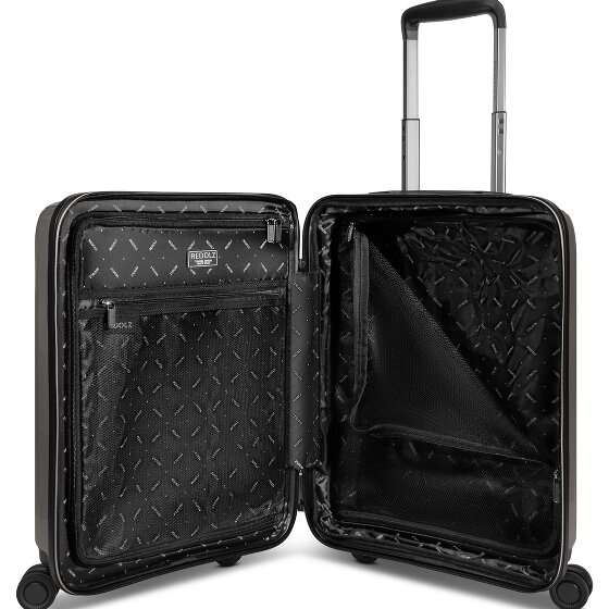 Redolz Essentials 14 kofferset 2 stuks cabine trolley met stretch vouw & beautycase