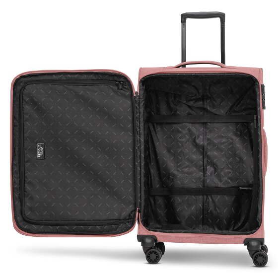 Redolz Essentials 12 MEDIUM 4-wiel trolley 67 cm met uitbreidingsplooi