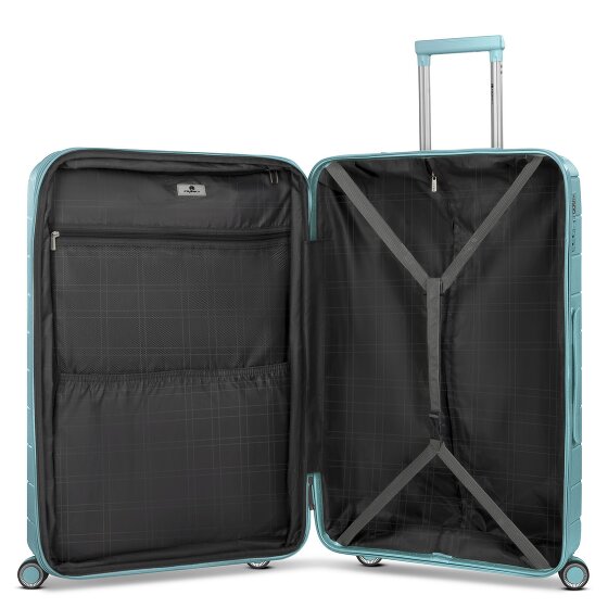 Franky London 4 wielen Trolley L 74 cm met uitbreidingsplooi