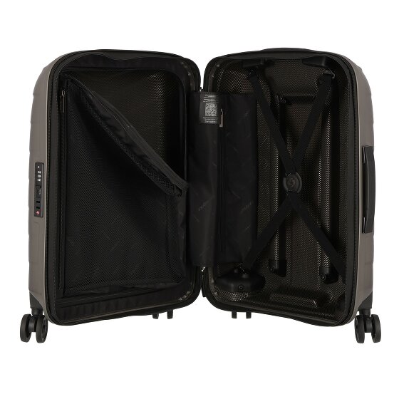 Samsonite Attrix 4 wielen Cabinewagen 55 cm met uitbreidingsplooi
