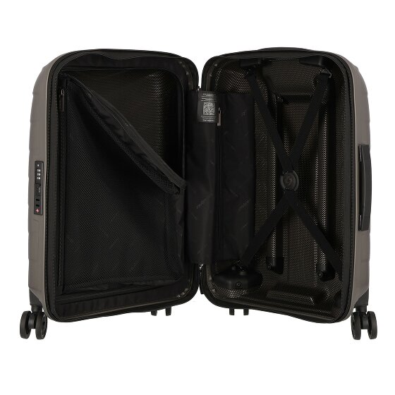 Samsonite Attrix 4 wielen Cabinewagen 55 cm met uitbreidingsplooi