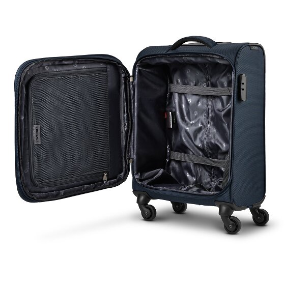 Wenger Beaumont 4 wielen Cabinewagen S 54 cm met uitbreidingsplooi