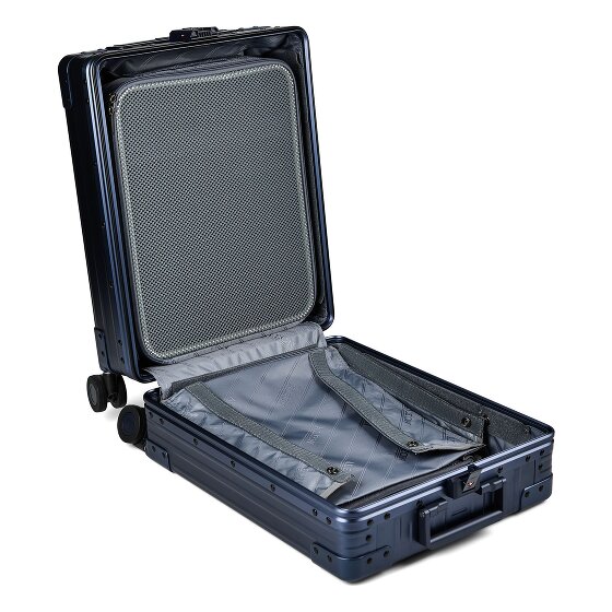 Aleon Business-cabinewagen met 4 wielen, Aluminium, 50 cm, laptopvak