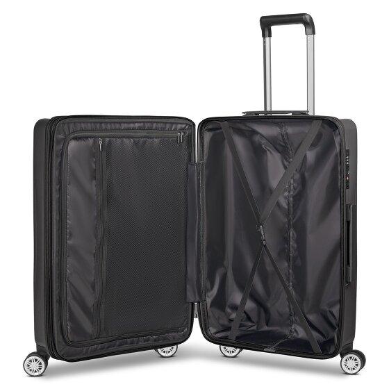 Bric's Cervia 2.0 4 wielen Trolley M 69 cm met uitbreidingsplooi