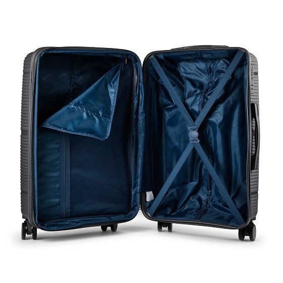 Benzi 5899 4 wielen Trolley M 57 cm met uitbreidingsplooi