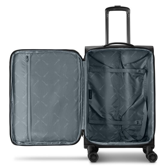 bugatti Valencia Soft 4 wielen Trolley M 65 cm met uitbreidingsplooi
