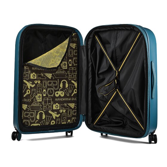 Mandarina Duck Logoduck + 4 wielen Trolley M 69 cm