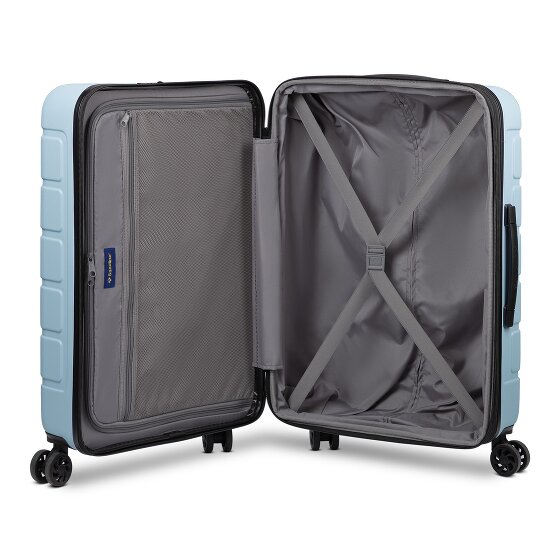 Saxoline Miami 4 wielen Trolley M 65 cm met uitbreidingsplooi