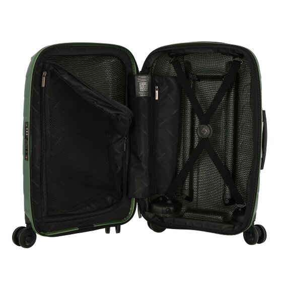 Samsonite Attrix 4 wielen Cabinewagen 55 cm met uitbreidingsplooi
