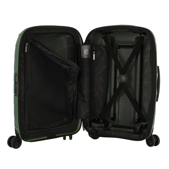Samsonite Attrix 4 wielen Cabinewagen 55 cm met uitbreidingsplooi