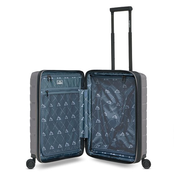 Bergpfeil Travel 4 wielen Cabinewagen 55 cm Laptop compartiment met uitbreidingsplooi