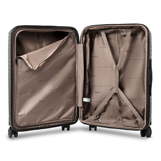 Stratic Shine 4 wielen Trolley 66 cm met uitbreidingsplooi
