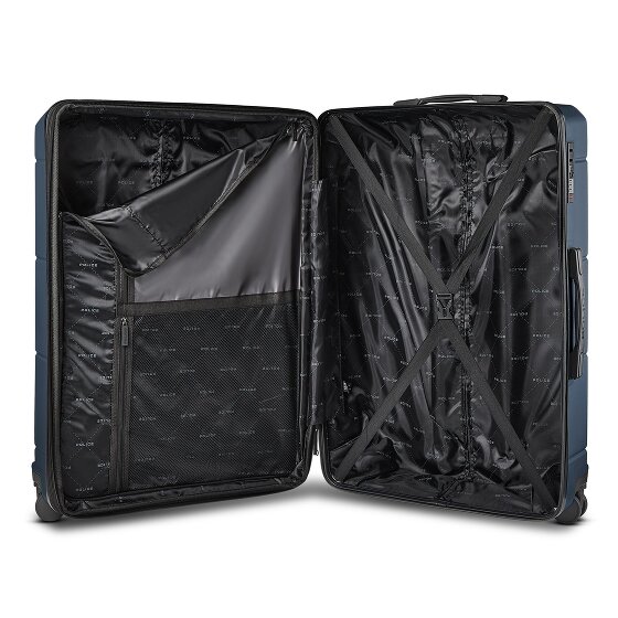 Police London 4 wielen Trolley 74 cm met uitbreidingsplooi