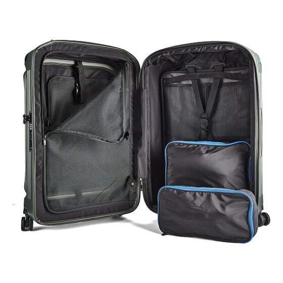 Piquadro PQ-Light 4 wielen Trolley M 69 cm met uitbreidingsplooi