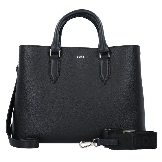 Boss Alyce Shopper Tas Leer 35 cm Laptop compartiment