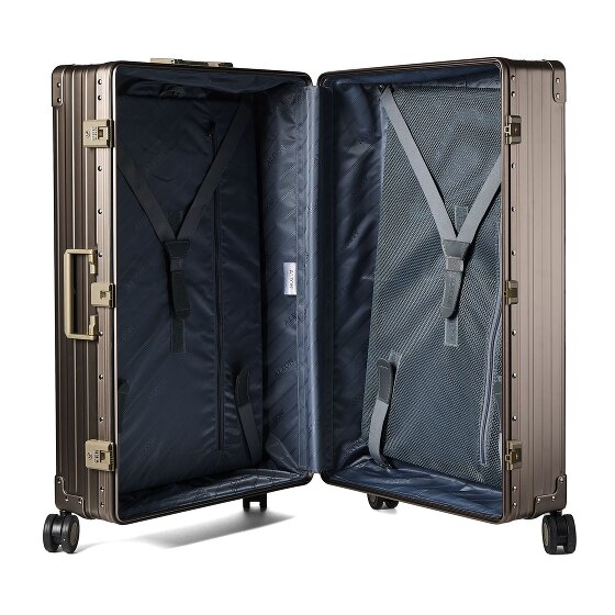 Aleon Traveler Macro trolley met 4 wielen, Aluminium, 77 cm