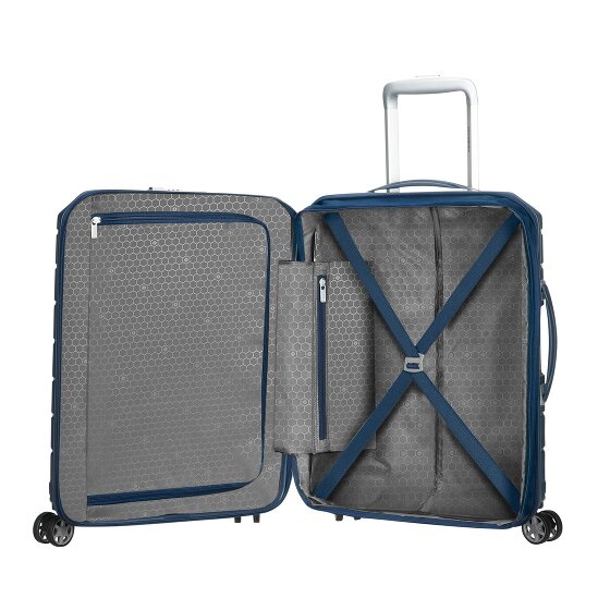 Samsonite Flux 4 wielen Cabinewagen 55 cm met uitbreidingsplooi