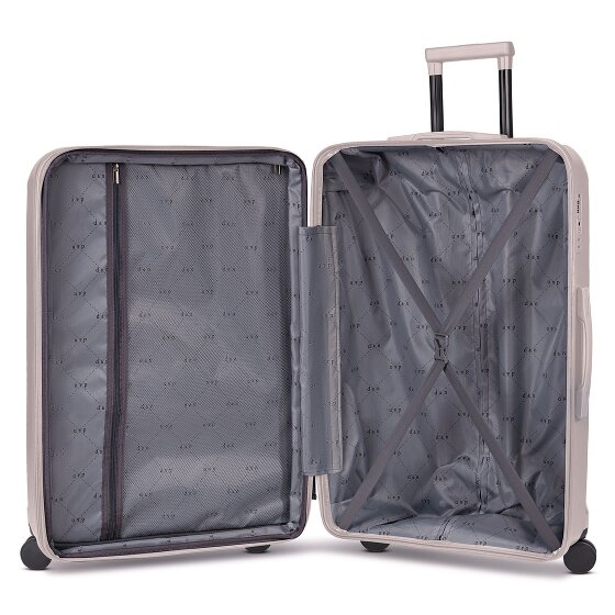 d&n South Dakota 4 wielen Trolley L 76 cm met uitbreidingsplooi