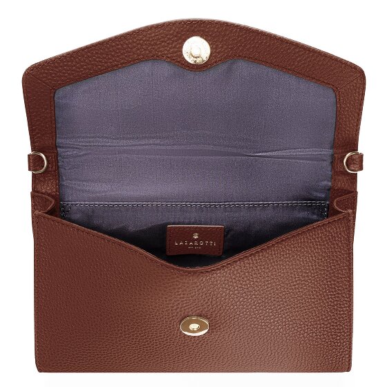 Lazarotti Bologna Leren clutch schoudertas leer 23 cm