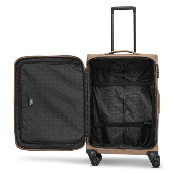 Redolz Essentials 12 THREE SET 4 wielen Kofferset 3-delig met uitbreidingsplooi
